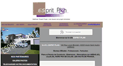 Desktop Screenshot of esprit-plan.fr