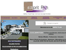 Tablet Screenshot of esprit-plan.fr